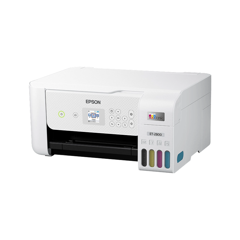 Epson® EcoTank ET-2800 All-in-One Supertank Color Printer, White