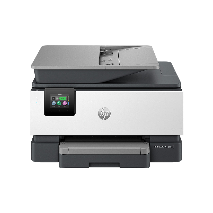 HP OfficeJet Pro 9125e Wireless All-in-One Color Inkjet Printer, print, scan, copy, fax, duplex, best for office, 3-mo free Instant Ink, AI-enabled