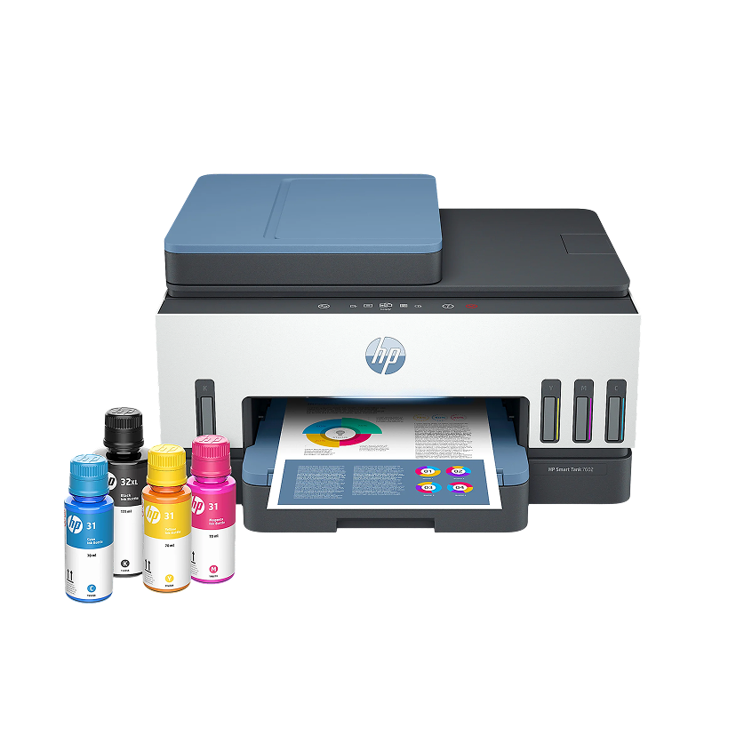 HP Smart Tank 7602 Wireless All-in-One Ink Tank Printer with up to 2 years of ink included, AI-enabled (28B98A)